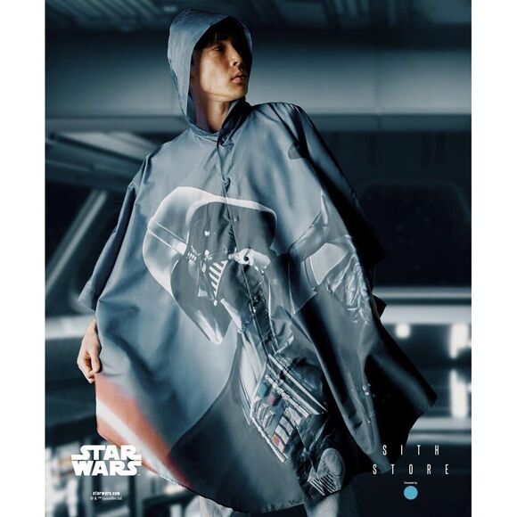 The Store Dot 3125C x Star Wars Sith Store CLOT Edison Chen Red Vader Poncho NEW - Picture 11 of 11